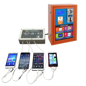 Vandal-Proof Coin WiFi with Cellphone Charger